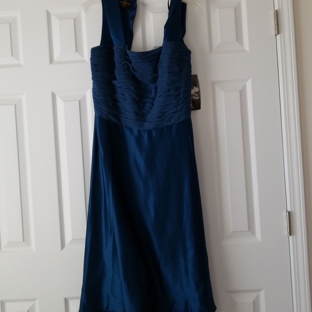 Donna Rico sleeveless Prussian blue dress